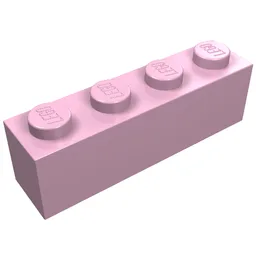 Brick 1 x 4 / Bright Pink