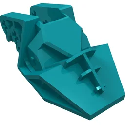 Technic Block 3 x 6 x 1 & 2/3 / Dark Turquoise