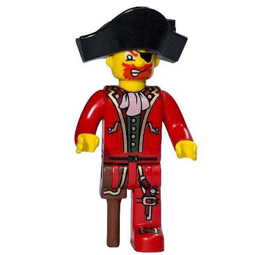 Lego Juniors Midifig, Pirates - Captain Redbeard / Red