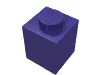 Brick 1 x 1 / Dark Purple