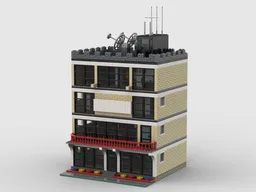 News Station Brick Walkup