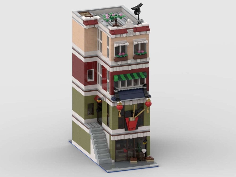 Lego Downtown noodle shop modular