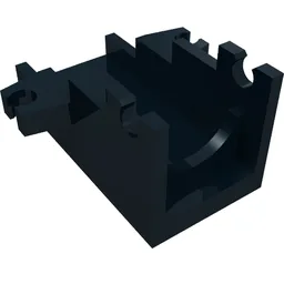 Launcher Base, Weapon Cannon Base 2 x 4 / Black