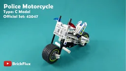 Police Motorcycle 42047 C Model