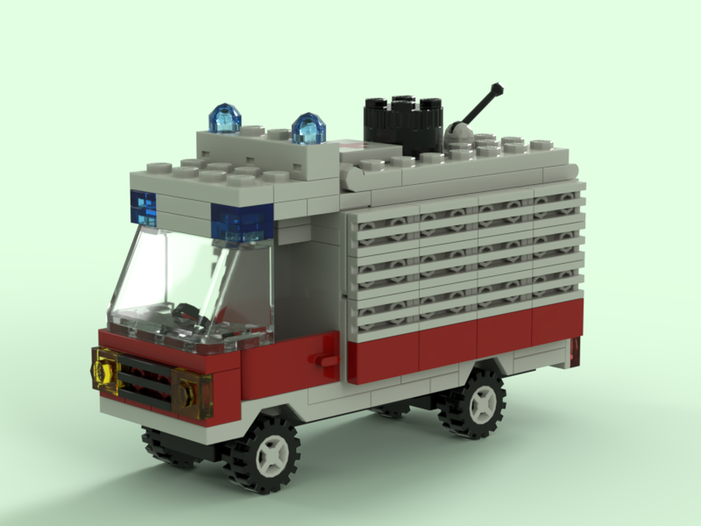 Lego 6380 ambulance with light and sound