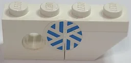 Stickered Assembly 4 x 1 x 1 1/3 with Arctic Logo Pattern Model Left Side (Sticker) - Set 8640