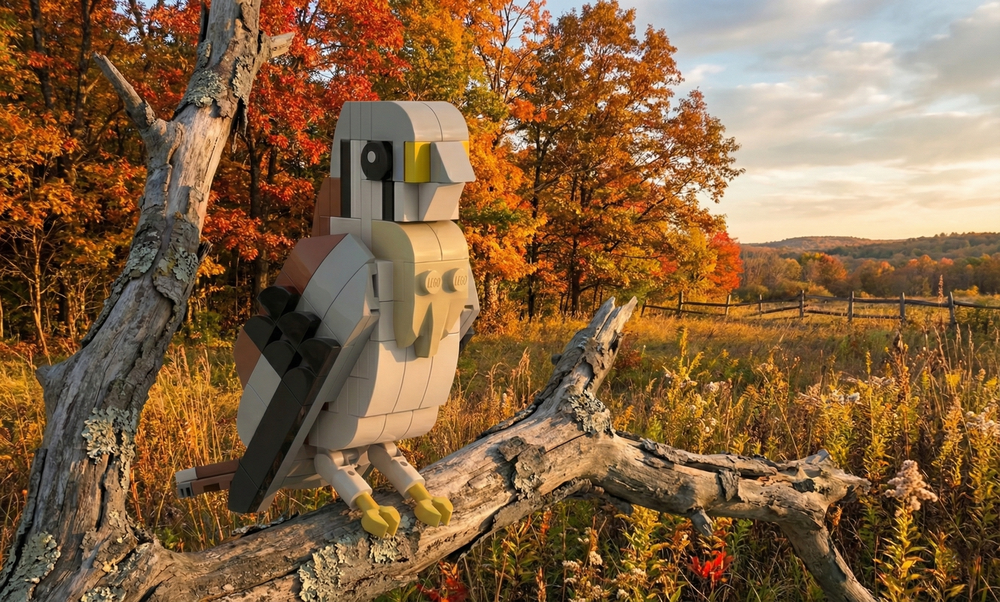 Lego American Kestrel (Falco Sparverius)