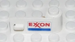 Door 1 x 3 x 1 Right with Exxon Logo Pattern (Sticker) - Set 6696