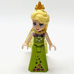 Elsa - Lime Dress, Crown