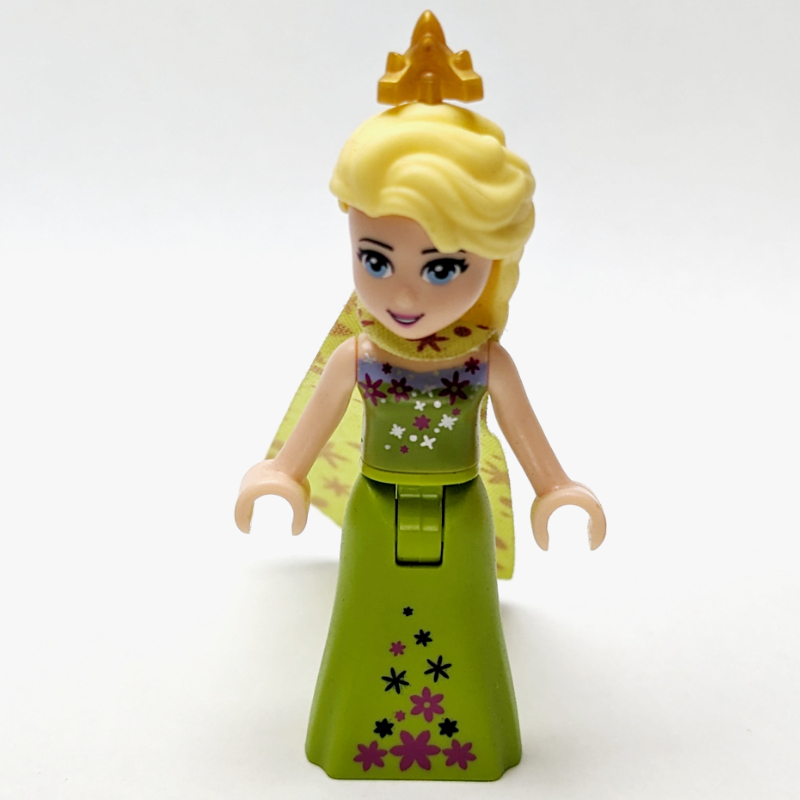 Lego Elsa - Lime Dress, Crown