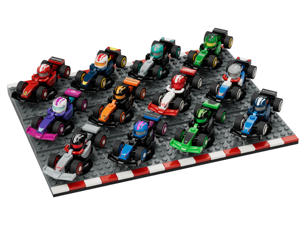 Lego Display Podium for F1 Collectible Race Cars
