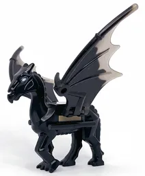 Horse, Skeletal with Marbled Trans-Brown Trailing Wings and White Eyes Pattern (HP Thestral)