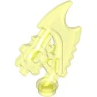 Weapon Axe Blade, Complex (Ninjago) [Techno-Blade] / Trans-Neon Green