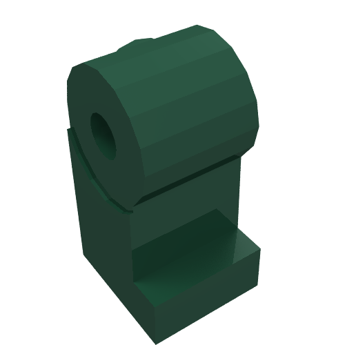 Lego Leg, Left / Dark Green