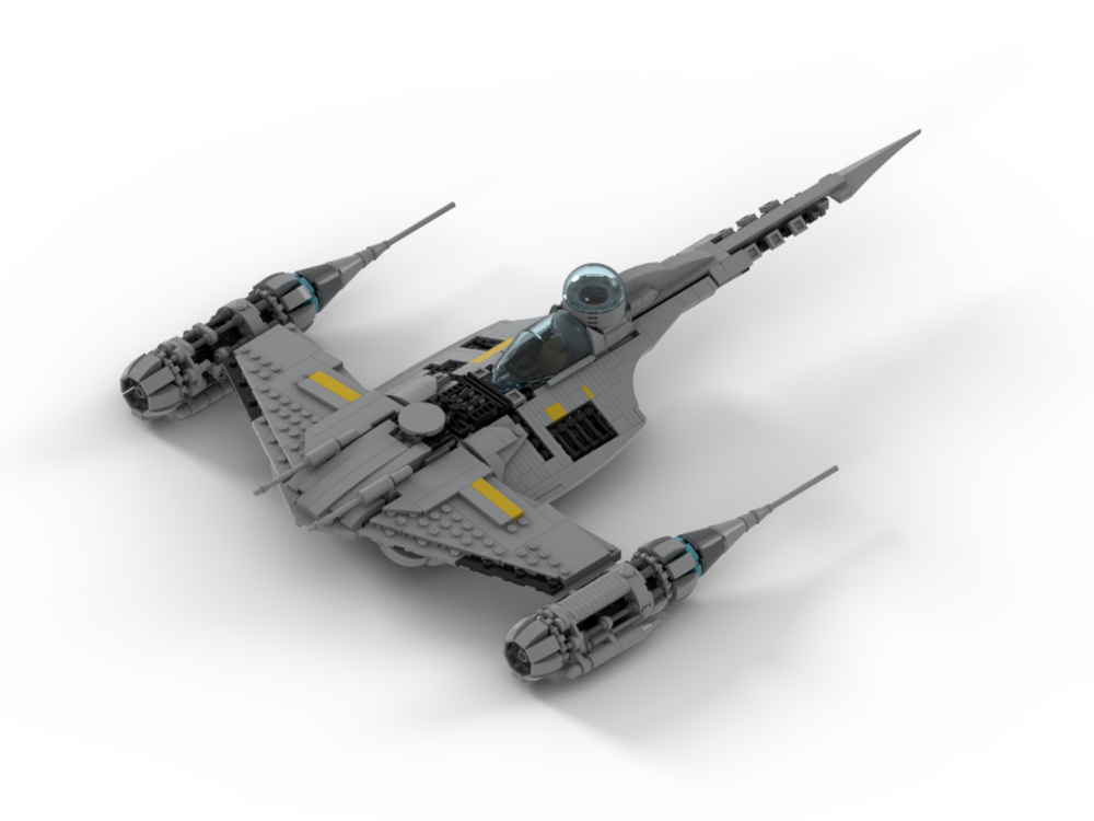 Lego Din Djarin's N-1 starfighter MOC