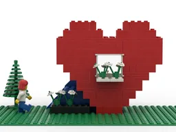 6370 Heart shaped house