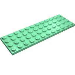 Plate 4 x 12 / Medium Green