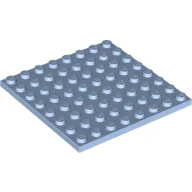 Plate 8 x 8 / Bright Light Blue