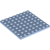 Lego Plate 8 x 8 / Bright Light Blue