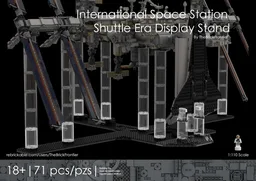 ISS 1/110 Scale Space Shuttle Display Stand - Addon & Mod