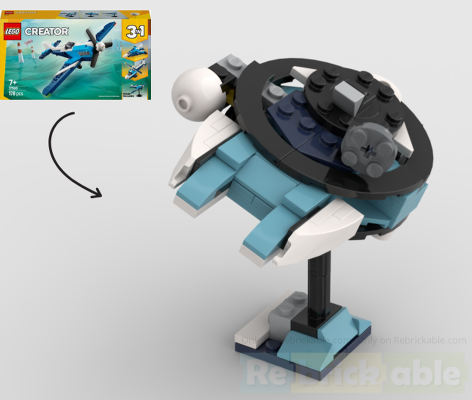 Lego 31160 Milenium falcon with Stand