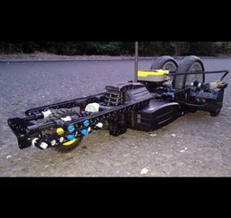 34,8 km/h - Black speed record breaker (worlds fastest remote controlled 2 motor LEGO " car ")