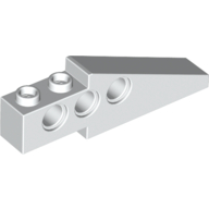 Lego Technic Slope Long 1 x 6 with 3 Pin Holes / White
