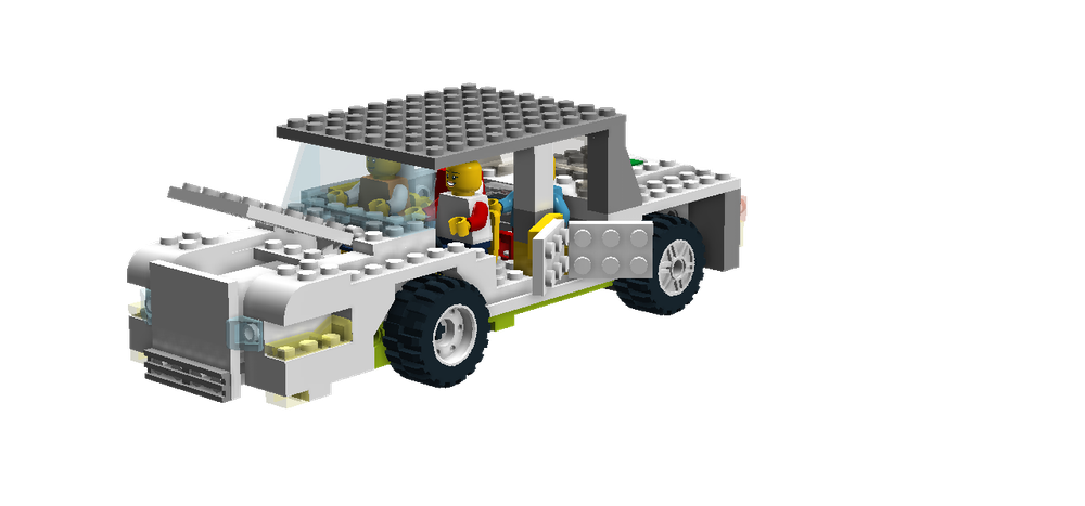 Lego Electric 4-door saloon car (WeDo 2.0)