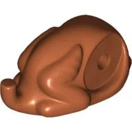 Food Turkey Body, Rounded Neck / Dark Orange