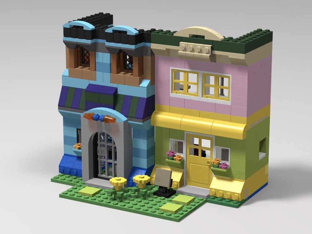 Lego 10698 Bar and Jeweler Store in a Town House