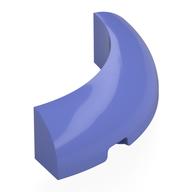 Lego Brick Round Corner 4 x 4 x 1 / Blue Violet