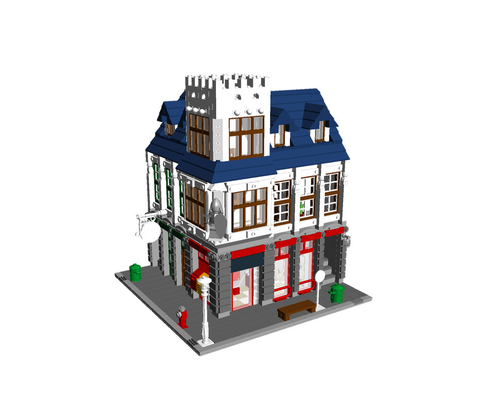 Lego Corner modular building 56.