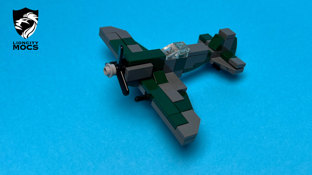 Lego Supermarine Spitfire Tutorial (1:120)