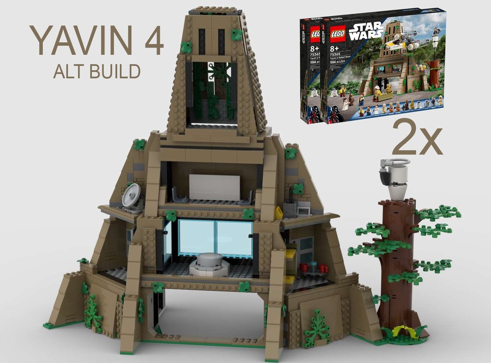Lego Yavin 4 Double up - Alternate build - 2 sets