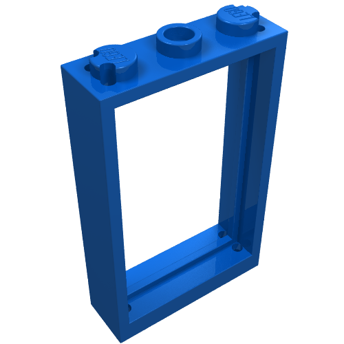 Lego Door Frame 1 x 3 x 4 / Blue