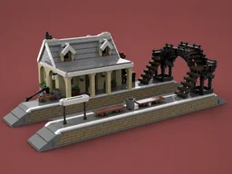 2 Platform Train Station