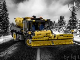 Snow Plow Mercedes Unimog (42108)