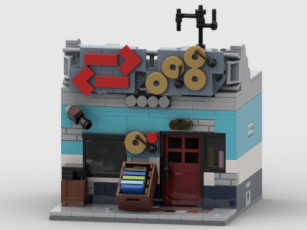 Lego Record Shop, Small Modular