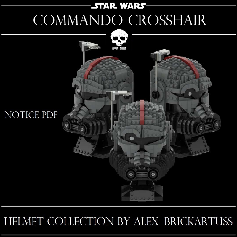 Lego Helmet Clone Commando Crosshair