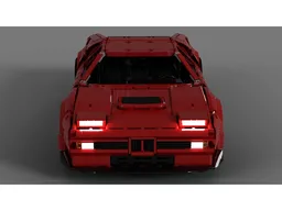 BMW M1 red 1:8