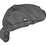 Windscreen Bohrok 4 x 5 x 7 [Plain] / Pearl Dark Gray