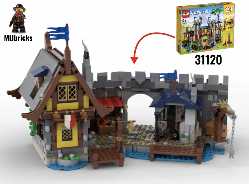 Lego 31120 - Medieval Harbor (Black Falcons)
