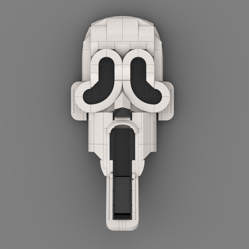 Lego Ghostface (mask only) from Scream Movie
