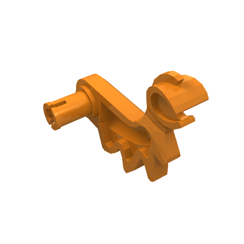 Lego Animal / Creature Body Part, Dinosaur / Dragon Arm, Left / Orange