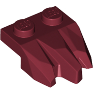 Lego Plate Special 2 x 3 with Rocks / Dark Red