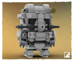 Fallout LEGO Brickheadz MOC ~ T-60 Power Armor (Bethesda & Amazon Prime)