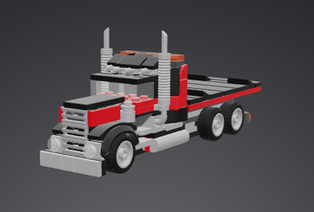 Lego Flatbed truck Mod