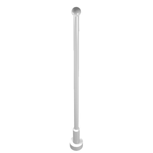 Lego Antenna 8H Whip / White