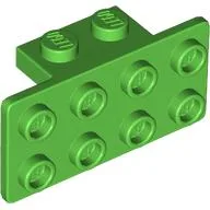 Bracket 1 x 2 - 2 x 4 / Bright Green