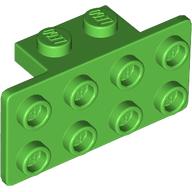 Lego Bracket 1 x 2 - 2 x 4 / Bright Green